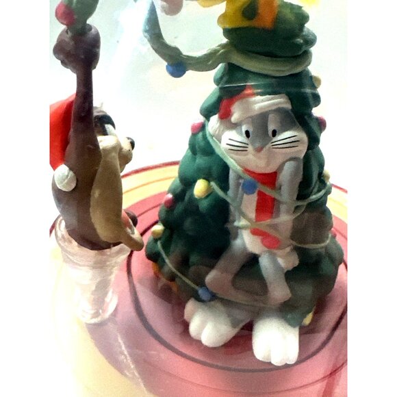 1997 Hallmark Keepsake Ornament Taz Looney Tunes Christmas Light Motion Vintage - Picture 3 of 11